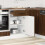 Berkfield Kitchen Base Cabinet Kalmar Brown Oak Engineered Wood 3