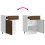 Berkfield Kitchen Base Cabinet Kalmar Brown Oak Engineered Wood 9