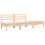 Berkfield Garden Sofa 3-Seater Solid Wood Pine 2