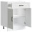 Berkfield Kitchen Base Cabinet Kalmar White Engineered Wood 4