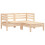 Berkfield Garden Sofa 2-Seater with Footstool Solid Wood Pine 2