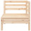 Berkfield Garden Sofa 2-Seater with Footstool Solid Wood Pine 6