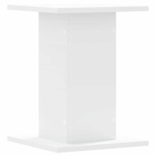 Berkfield Speaker Stands 2 pcs White 30x30x40 cm Engineered Wood