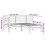Berkfield Garden Sofa 2-Seater with Footstool Solid Wood Pine 10