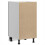 Berkfield Kitchen Base Cabinet Kalmar Black Engineered Wood 7