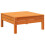 Berkfield Garden Footstool Wax Brown Solid Wood Pine 2