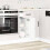 Berkfield Kitchen Base Cabinet Kalmar High Gloss White Engineered Wood 3