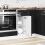 Berkfield Kitchen Base Cabinet Kalmar Black Engineered Wood 3