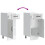 Berkfield Kitchen Base Cabinet Kalmar High Gloss White Engineered Wood 8