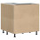 Berkfield Kitchen Corner Base Cabinet Kalmar Black Engineered Wood 7