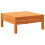 Berkfield Garden Footstool Wax Brown Solid Wood Pine 6