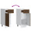 Berkfield Kitchen Base Cabinet Kalmar Brown Oak Engineered Wood 8