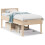 Berkfield Bed Frame without Mattress 90x190 cm Single Solid Wood Pine 2