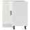 Berkfield Kitchen Corner Base Cabinet Kalmar High Gloss White Engineered Wood 5