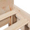 Berkfield Bed Frame without Mattress 90x190 cm Single Solid Wood Pine 7