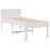 Berkfield Bed Frame without Mattress White 75x190 cm Small Single Solid Wood Pine 3
