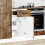 Berkfield Kitchen Base Cabinet Kalmar Smoked Oak Engineered Wood 3