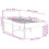 Berkfield Bed Frame without Mattress White 75x190 cm Small Single Solid Wood Pine 9