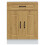Berkfield Kitchen Base Cabinet Kalmar Artisan Oak Engineered Wood 4