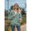 Long Sleeve Zip- Hoodie Dark Green M 2