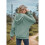 Long Sleeve Zip- Hoodie Dark Green M 3