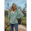 Long Sleeve Zip- Hoodie Dark Green M 5