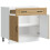 Berkfield Kitchen Base Cabinet Kalmar Artisan Oak Engineered Wood 5