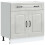 Berkfield Kitchen Base Cabinet Kalmar Concrete Grey Engineered Wood 2