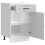 Berkfield Kitchen Base Cabinet Kalmar Concrete Grey Engineered Wood 5