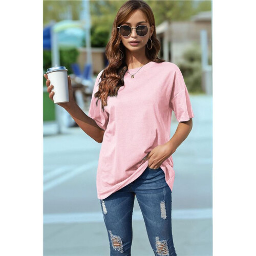 V Neck Short Sleeve Basic Tees  XXL 1