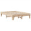 Berkfield Bed Frame without Mattress 150x200 cm King Size Solid Wood Pine 3