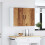 Berkfield Kitchen Wall Cabinet Lucca Old Wood Engineered Wood 2