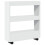 Berkfield Narrow Storage Trolley 3 Tier White Engineered Wood 6