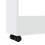Berkfield Narrow Storage Trolley 3 Tier White Engineered Wood 7
