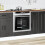 Berkfield Oven Cabinet Kalmar Black Engineered Wood 3