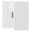 Berkfield Kitchen Wall Corner Cabinet Lucca High Gloss White Engineered Wood 4