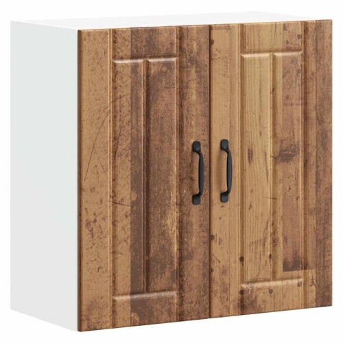 Berkfield Kitchen Wall Cabinet Lucca Old Wood Engineered Wood 1