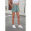 Activewear Lounge Textured Shorts Dark Green M 2
