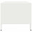 Berkfield Coffee Table White 101.5x50x43.5 cm Cold-rolled Steel 6