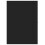 Berkfield Narrow Bathroom Cupboard with Wheels Black Engineered Wood 5