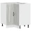 Berkfield Kitchen Corner Base Cabinet Kalmar Grey Sonoma Engineered Wood 2
