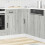 Berkfield Kitchen Corner Base Cabinet Kalmar Grey Sonoma Engineered Wood 3