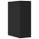 Berkfield Narrow Bathroom Cupboard with Wheels Black Engineered Wood 6