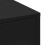Berkfield Narrow Bathroom Cupboard with Wheels Black Engineered Wood 9