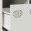 Berkfield Coffee Table White 101.5x50x43.5 cm Cold-rolled Steel 10