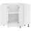 Berkfield Kitchen Corner Base Cabinet Kalmar Grey Sonoma Engineered Wood 6