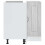 Berkfield Kitchen Corner Base Cabinet Kalmar Grey Sonoma Engineered Wood 7