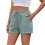 Activewear Lounge Textured Shorts Dark Green M 9
