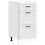 Berkfield Kitchen Base Cabinet Porto White Engineered Wood 2
