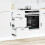 Berkfield Kitchen Base Cabinet Porto White Engineered Wood 3